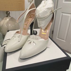Brand New Gucci D'orsay Leather Heels